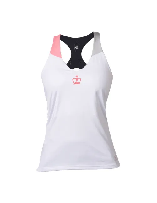 Camiseta Black Crown Marta Marrero 02 Moya Blanco/Coral | Ofertas de pádel